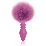 The 9's Cottontails, Ribbed Pink - Pink Butt Plug with Bunny Tail - Image 2