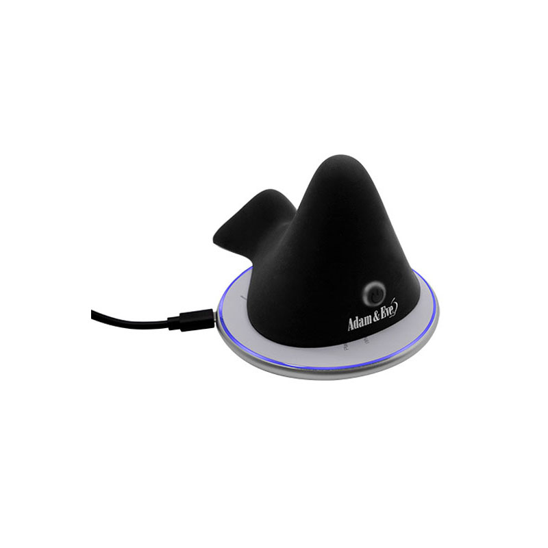 Adam & Eve THE RUMBLING RIDER - Black Rechargeable Vibrating Grinder Pad - Image 5