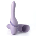 JimmyJane Hello Bang - Purple 27 cm USB Rechargeable Warming & Thrusting Vibrator - Image 4