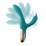 Maia Skyler - Green 21.6 cm USB Rechargeable Bendable Rabbit Vibrator - Image 5