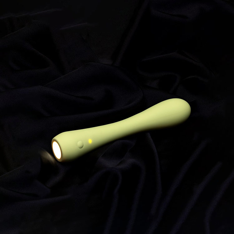 Adam & Eve GROOVY GLOW-UPS Bendie - Yellow 18.4 cm USB Rechargeable G-Spot Vibrator - Image 4