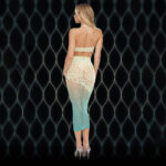 LAPDANCE Green Goddess 2-pc Set - Cream/Green - One Size - Image 2