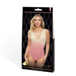 LAPDANCE Rosy Sunset Bodysuit - Cream/Rose - One Size - Image 3