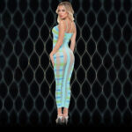 LAPDANCE Blue Horizon Maxi Dress - Blue - One Size - Image 2