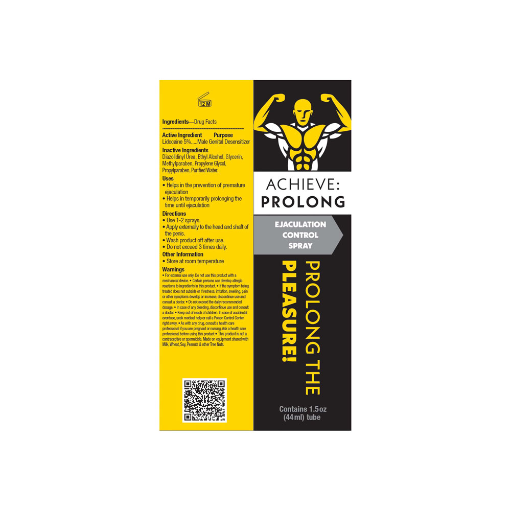 Achieve: Prolong - Ejaculation Control Spray for Men - 29 ml Spray - Image 7
