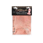 Glitterati - Penis Party Balloon 90cm Mylar - Rose Gold 90 cm Novelty Balloon - Image 3