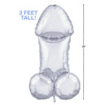 Glitterati - Disco Party Giant Penis Mylar Balloon - Hens Party Novelty - 90 cm Length - Image 2
