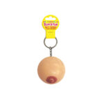 Super Fun Key Chain - Squishy Boob - Novelty Keychain