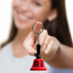 Super Fun Key Chain - Ring For Sex - Novelty Bell Keychain - Image 2