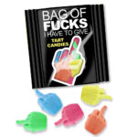 Bag Of Fucks I Have To Give - Display - Fruit Flavoured Lollies - Counter Display of 100 Mini Packs - Image 2