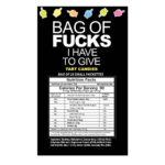 Bag Of Fucks I Have To Give - Bag of 25 - Fruit Flavoured Lollies - Bag of 25 Mini Packs - Image 3