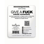 Give A Fuck Drink Markers - Novelty Drink Markers - Set of 6 - Image 2