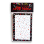 Naughty Stick Figure Notepad - Novelty Notepad - 100 Pages
