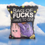 Bag Of Fucks I Have To Give - Mini Fuzzy FU Plushy Pillows - Set of 5 - Image 2