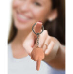 Super Fun Key Chain - Squishy FU Finger - Novelty Keychain - Image 2
