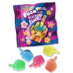 F**K YOU, YOU F**KING F**K! - Bag of 25 - Middle Finger Lollies - Bulk Bag of 25 Party Packs - Image 2