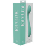 LOVELINE Juicy - Green - GReen 21.5 cm USB Rechargeable Vibrator - Image 5