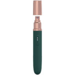 LOVELINE The Traveler - Green - Green 17.6 cm USB Rechargeable Vibrator with Lube Applicator - Image 2
