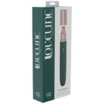 LOVELINE The Traveler - Green - Green 17.6 cm USB Rechargeable Vibrator with Lube Applicator - Image 4