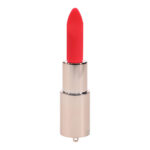 LOVELINE Diamond - Red - Red 8.3 cm USB Rechargeable Lipstick Vibrator - Image 4