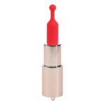 LOVELINE Diamond - Red - Red 8.3 cm USB Rechargeable Lipstick Vibrator - Image 6