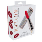 LOVELINE Sparkle - Red 8.3 cm USB Rechargeable Lipstick Vibrator - Image 8