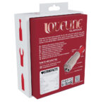 LOVELINE Sparkle - Red 8.3 cm USB Rechargeable Lipstick Vibrator - Image 9