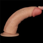 7 Inch Power Basics - Flesh 18 cm USB Rechargeable Vibrating Dong - Image 5