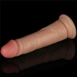 7 Inch Power Basics - Flesh 18 cm USB Rechargeable Vibrating Dong - Image 6