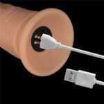 7 Inch Power Basics - Flesh 18 cm USB Rechargeable Vibrating Dong - Image 9