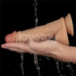 8 Inch Power Basics - Flesh 20 cm USB Rechargeable Vibrating Dong - Image 2