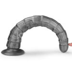 King Sized Vibrating Vibrax Slider - Grey 36.8 cm (14.5'') USB Rechargeable Vibrating Dildo - Image 7