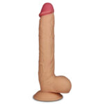 King Size 10'' Realistic Dildo - Flesh 25 cm Dong - Image 2