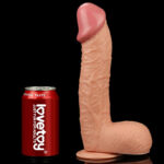 King Size 10.5'' Realistic Dildo - Flesh 26.7 cm Dong - Image 6