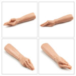 King Sized 13.5'' Realistic Magic Hand - Flesh 36 cm Hand Dildo - Image 3