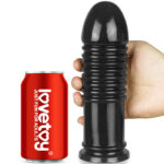King Sized 8'' Anal Bumper - Black 22.5 cm Mega Butt Plug - Image 4