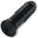 King Sized 8'' Anal Bumper - Black 22.5 cm Mega Butt Plug - Image 5