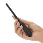 Ultimate Silicone Vibrating Urethral Dilator - Black Vibrating Urethral Sound - Image 7