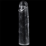 Flawless Clear Penis Sleeve 1'' - Clear 2.5 cm Penis Extender Sleeve - Image 2