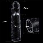 Flawless Clear Penis Sleeve 2'' - Clear 5 cm Penis Extender Sleeve - Image 3