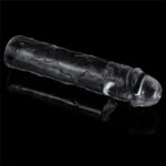Flawless Clear Penis Sleeve 2'' - Clear 5 cm Penis Extender Sleeve - Image 4