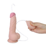 Cumming Softee Soft Ejaculation Cock 8'' with Balls - Flesh 20.3 cm Squirting Dong - Image 2