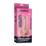 Cumming Softee Soft Ejaculation Cock 8'' with Balls - Flesh 20.3 cm Squirting Dong - Image 4