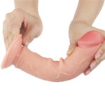 Sliding Skin Dual Layer Dong - Flesh 20 cm (8'') Dong with Flexible Skin - Image 4