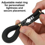 Pinnacle Pro Anyfit Stretcher - Black Adjustable Cock Ring - Image 3