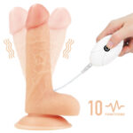 Ingen Vibrating Easy Strap-On Set - Flesh 17.8 cm (7'') Vibrating Strap-On - Image 5