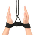 Rebellion Reign Silky Bondage Rope - Black - Black Bondage Rope - 10 metre length - Image 5