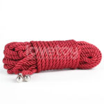 Rebellion Reign Silky Bondage Rope - Red - Red Bondage Rope - 10 metre length - Image 4