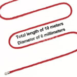 Rebellion Reign Silky Bondage Rope - Red - Red Bondage Rope - 10 metre length - Image 9