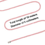 Rebellion Reign Silky Bondage Rope - Pink - Pink Bondage Rope - 10 metre length - Image 9
